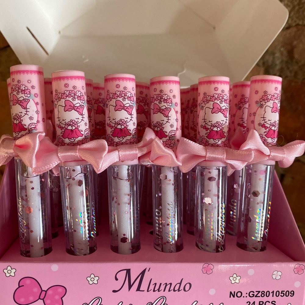box 24 pcs hello kitty gloss